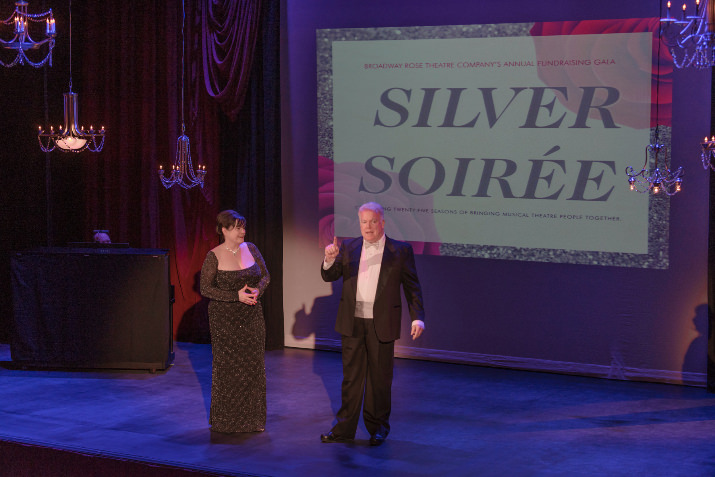 Broadway Rose founders, Sharon Maroney and Dan Murphy, close the show with a performance of “Marry Me Now” from Will Rogers Follies.