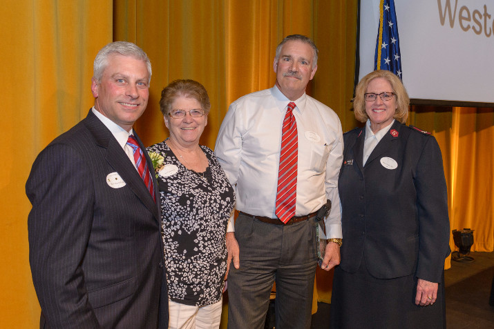 Paul Migchelbrink, Sue Calderwood, David Hoopes, and Major Nancy Dihle