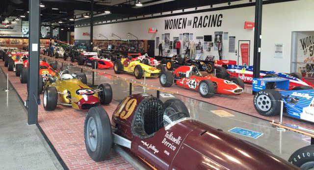 The museum as brought in 33 special Indy cars.