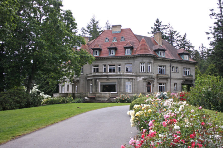 The Pittock Mansion rose gardens draw summer visitors. Surrounded by 46-acres of natural beauty, no other place in town offers a more breathtaking view or revealing glimpse of Portland’s past than Pittock Mansion.