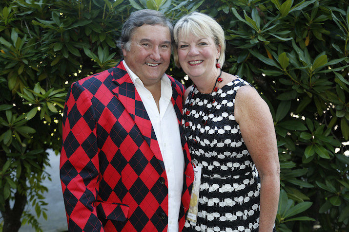Pacific University Legends was presented by Pac/West, represented here by co-founders and Pacific University alumni Paul Phillips '78 and Nancy Phillips '77, MAT '82. Nancy is a current member of the university's Board of Trustees and Paul is a Trustee Emeritus.