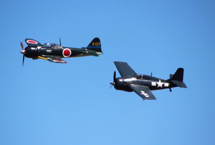 In order to commemorate the 75th anniversary of the Attack on Pearl Harbor, the Oregon International Air Show had several WWII vintage military aircraft on display and flying. The show hosted several very special heroes - WWII Veterans.