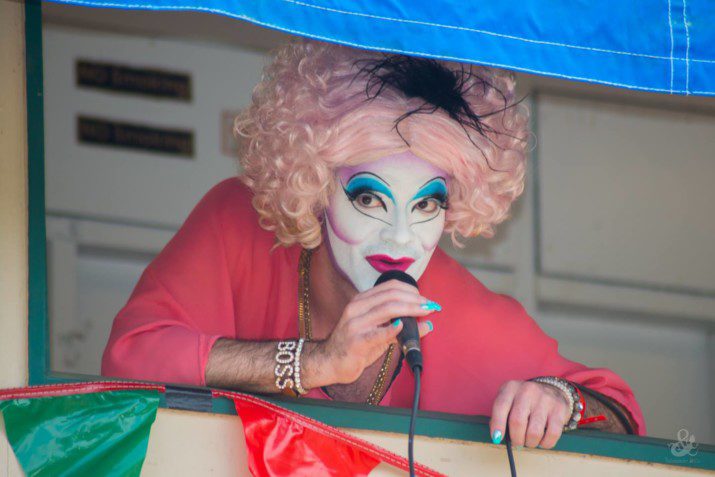 The event was hosted by Portland drag legends Carla Rossi and Bolivia Carmichaels.
