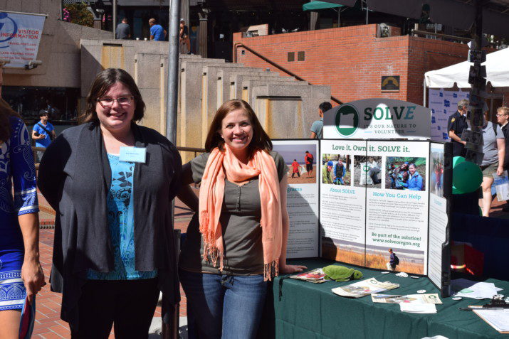 Kaleen Boyle and Kat Maloney represented SOLVE.