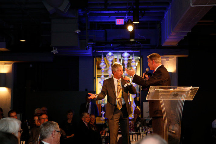 Auctioneer Chris Sheik and Emcee Steve Dunn are a dynamic duo!