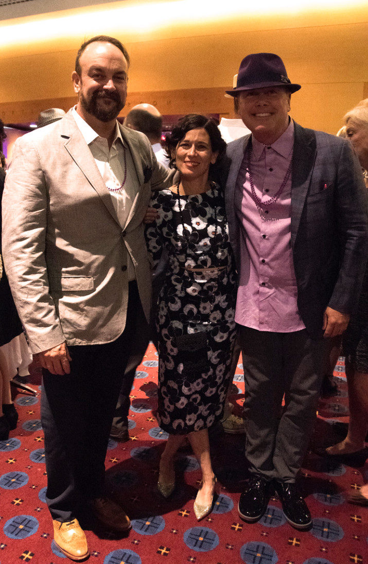 Chris Funk, The Decemberists; Abby Guyer, CCA VP of Brand; Andy Lytle, CCA Board Chair and Division VP – Western US Jackson Family Wines