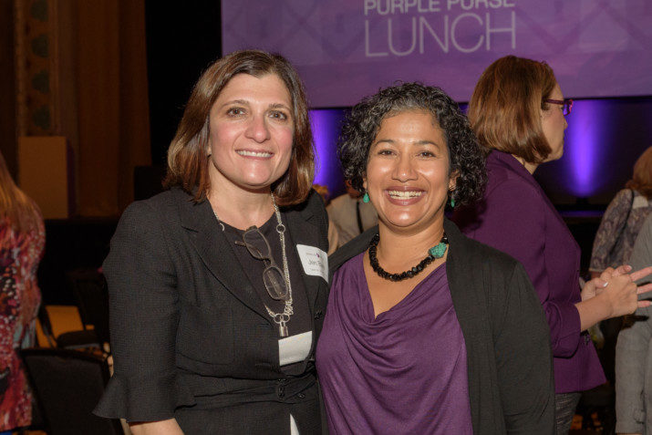 Jen Barth and Bradley Angle Executive Director Jackie Yerby 