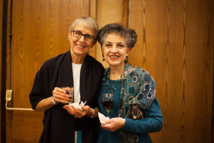 Diane O’Connor, founder and board member of the Ovarian Cancer Alliance of Oregon and SW Washington, photographed with Toni Mountain.