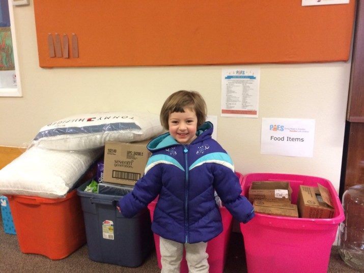 Thank you so much Joey, and all of your classmates at Harmony Montessori School, for collecting donations for PHFS! We love seeing the giving spirit instilled at a young age!