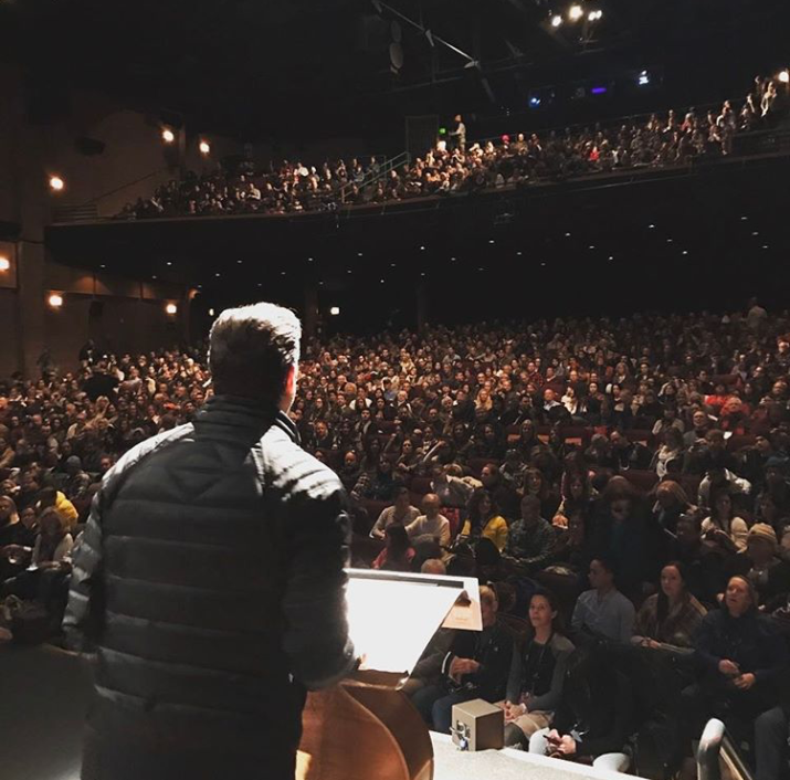 @HelloMattSpicer: Yesterday we got to screen "Ingrid Goes West" in front of a packed house of 1,200 people that included Malia Obama (!!!) and it was a high point of my life #Sundance — at Sundance Film Festival.