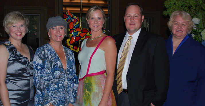 Derenda Schubert, Executive Director of Bridge Medows with Board Members Kathy Pienovi, Julie Peterson, Jason Haggart and Terri Carbone