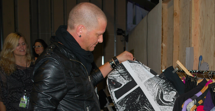 Project Runway winner SethAaron gets ready for the show