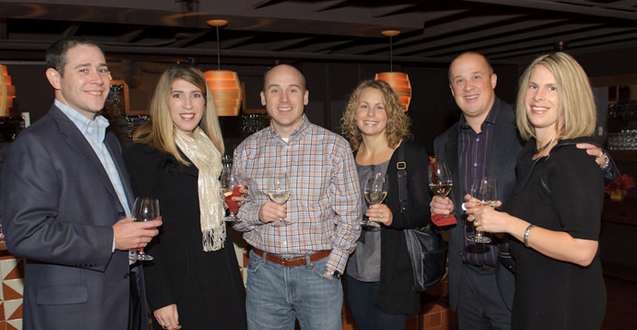 Guests enjoy themselves before dinner begins at Andina.
