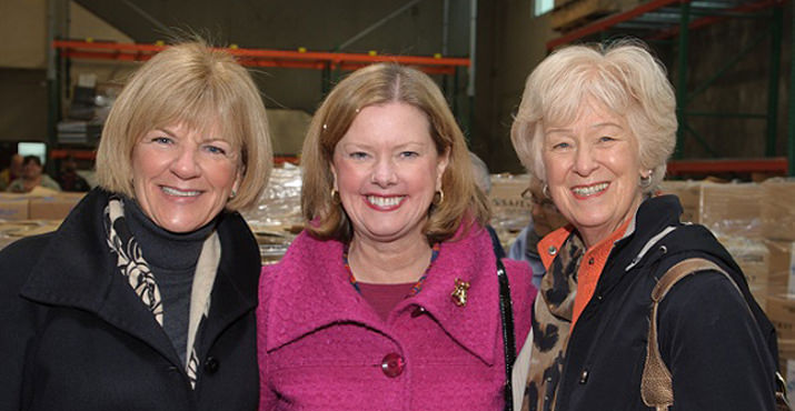 Kathy Corwin, Corwin Beverage; Carol VanNatta, OSU Foundation; Judith Youde, donor and volunteer.