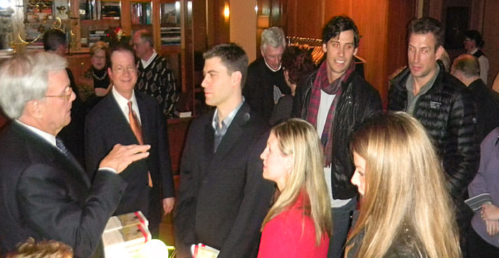 Tom Brokaw was gracious at a VIP book signing his lecture