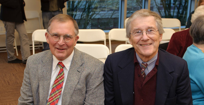 CCC Board Chair Dean Gisvold and Board Vice Chair George "Bing" Sheldon
