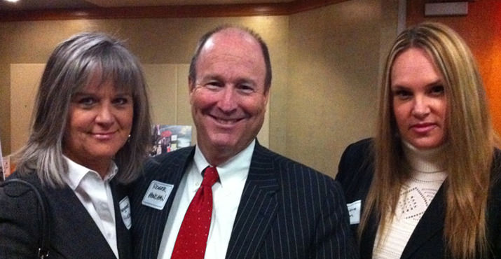Margaret Hinshaw, Roger Hinshaw and Monique Barton.