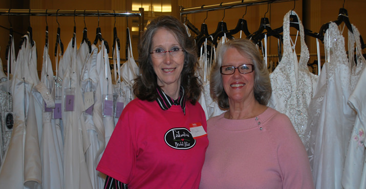 Marsha Priest and event organizer, Fran Hansen