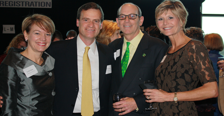 Annual Celebration Honorary Chairs Leslie and Mark Ganz, with Chairpersons Chris and Kimra Corrado