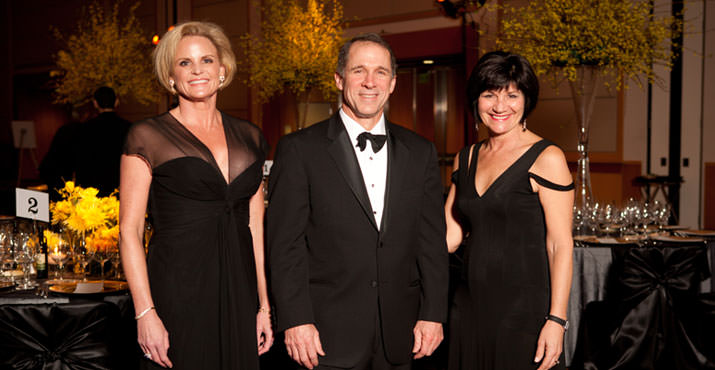 2012 Classic Wines Auction Co-Chairs, pictured from left to right: Kim Agnew of the Agnew Family Foundation, Craig Wessel, Publisher of the Portland Business Journal, and Cindy Campbell of the Campbell Foundation.