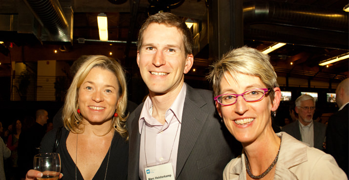 Oregon Environmental Council supporter Ashley Henry, board member Marc Heisterkamp, and staff member Teke Dillender