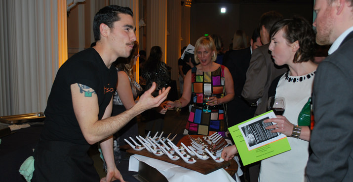 Guests has the chance to sample the offerings of some of the area's best chefs