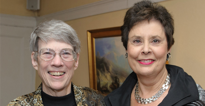 Jean DeMaster, Executive Director of Human Solutions and Carole Morse, Community Investment Manager at Portland General Electric Jean DeMaster, Executive Director of Human Solutions and Carole Morse, Community Investment Manager at Portland General Electric