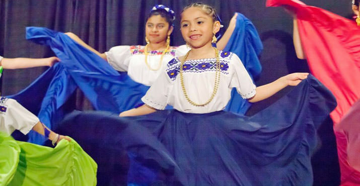St. John Ballet Folklorico, a program offered in partnership with Neighborhood House's SUN Community School at George Middle School