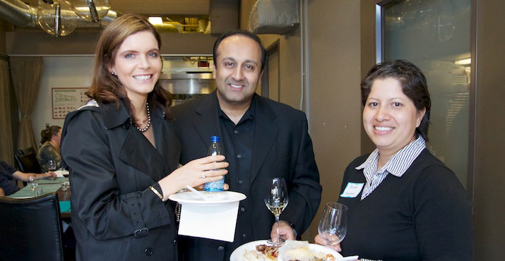 Midsummer guests included Kathryn Dodge, Azam Qayum, and Sarah Lopez.