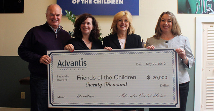 Duncan Campbell, Founder and Co-Chair of Friends of the Children, Terri Sorensen, Executive Director, Wendy Edwards, VP of Marketing & Human Resources, Misti Rooney, Community Relations Officer