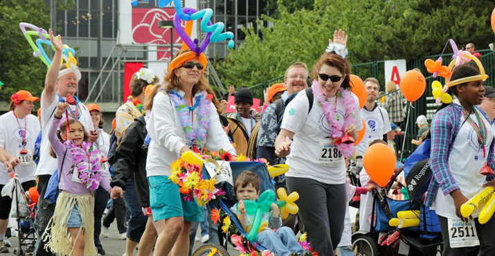 The Spirit Mountain Casino Grand Floral Parade is the crown jewel of the annual Rose Festival, anticipated annually by both locals and festival guests. 2012 marks the hundredth time this Portland icon has taken to the streets; over the 105-year length of the festival, the parade was cancelled five times for wars and once for construction of the stadium.