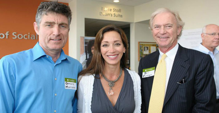 Gerard McAleese, Lucille McAleese, and Bill Furman