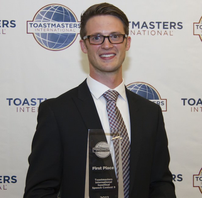 Ryan Avery at the 2012 Semi Finals of Toastmasters in Orlando,FL Ryan Avery at the 2012 Semi Finals of Toastmasters in Orlando,FL