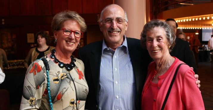 Julie Vigeland, Gary Maffei, and Jeanne Newmark at 25th anniversary reception 9-12-12