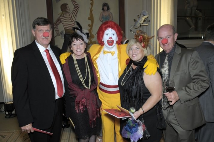 Ronald McDonald was front and center at the Benefit Ronald McDonald was front and center at the Benefit