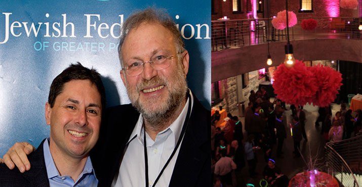 Marc Blattner, Federation President and CEO with Jerry Greenfield