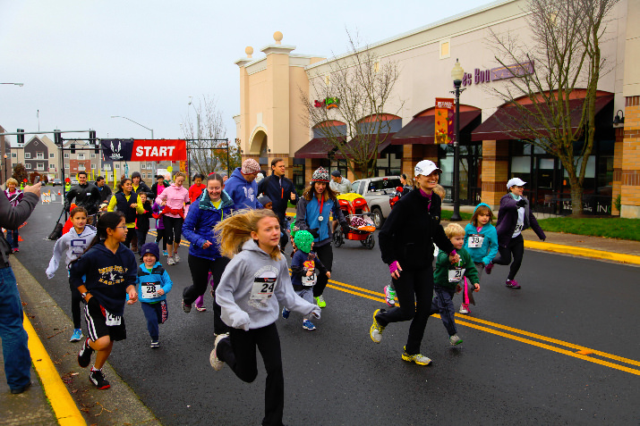 The kid's run was popular