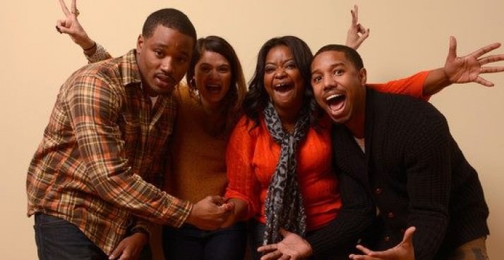 Writer/Director Ryan Coogler, Melonie Diaz, Octavia Spencer and Michael B. Jordan