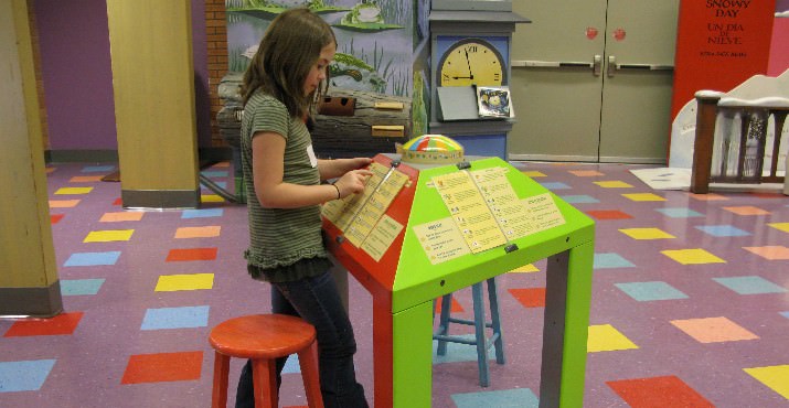 Storyland builds on the Museum’s on-going commitment to early literacy development delivered through literacy-rich environments in exhibits.