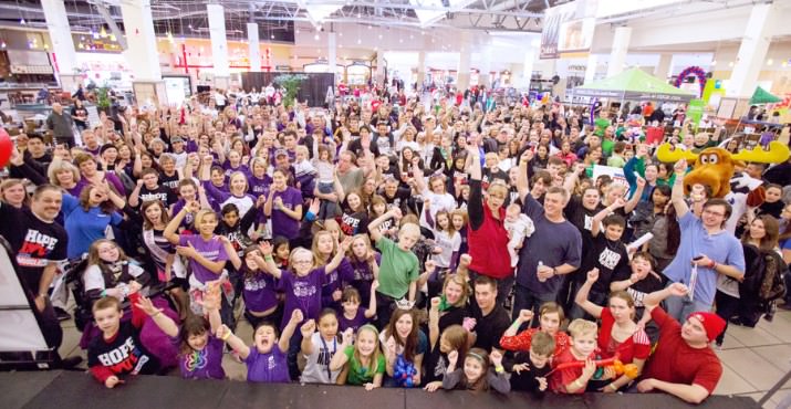 Group Shot from the 2013 MDA Muscle Walk at the Clackamas Town Center January 26th