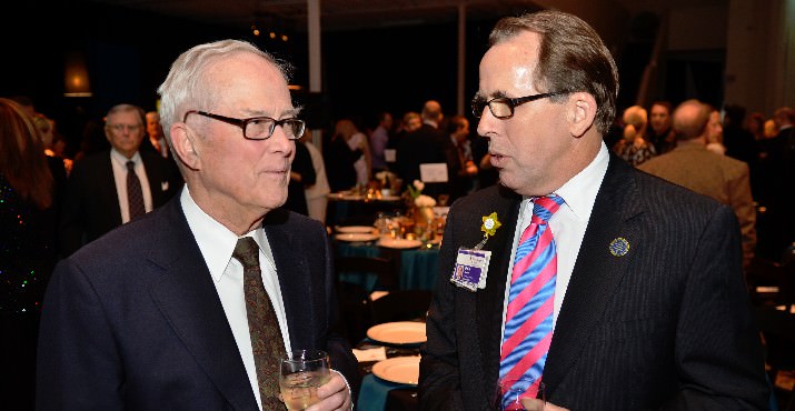 William Swindells, Jr. (left), Dick Clark, ED at SPV Foundation (right)