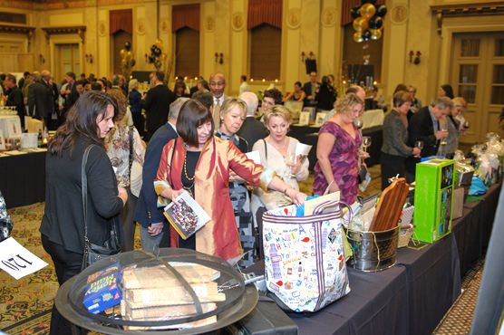 The Brilliance Benefit's silent auction, featuring over 200 items, kept guests bidding until the last minute. The Brilliance Benefit's silent auction, featuring over 200 items, kept guests bidding until the last minute.