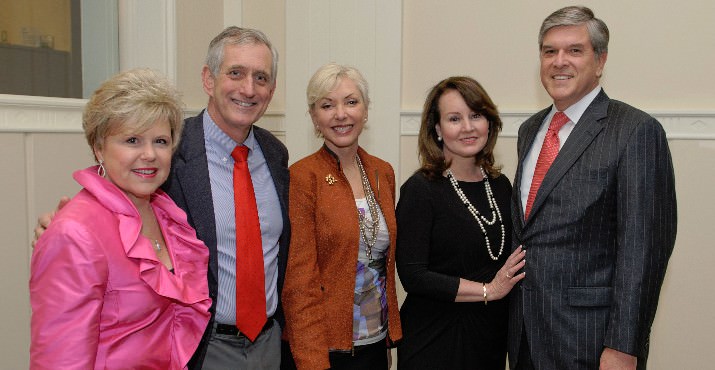 Judy Cushing, CEO Lines for Life; Mayor Charlie Hales, Nancy Hales, Sharon Smith and Senator Gordon Smith