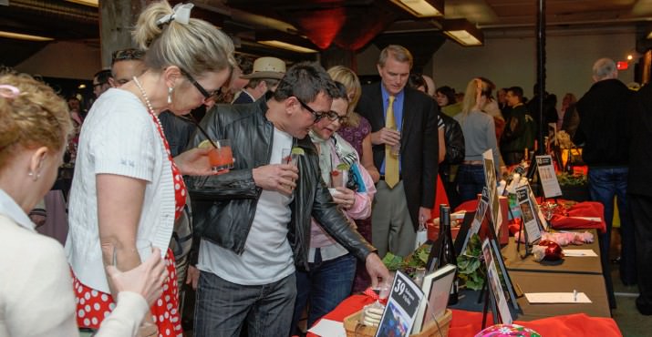 The silent auction featured a host of hot items.