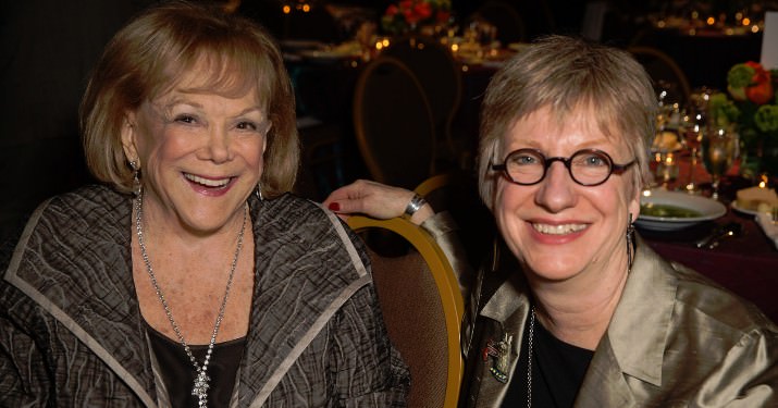 Life Trustee Arlene Schnitzer with Bonnie Laing-Malcolmson, The Arlene and Harold Schnitzer Curator of Northwest Art