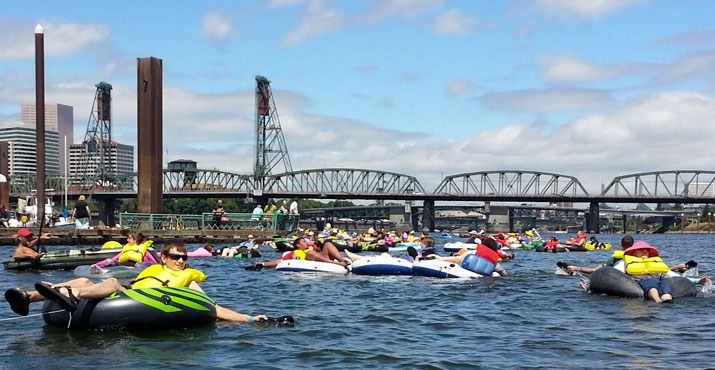 The third annual Big Float took over the Willamette in downtown Portland.