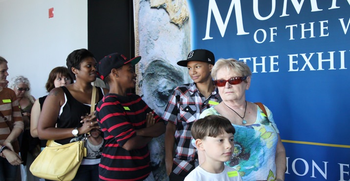 The Mummies of the World Exhibition and OMSI recently hosted families from the Ronald McDonald House, to give them the opportunity to enjoy the exhibit at their leisure for an afternoon.