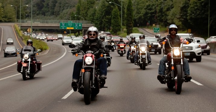 Celebrities on Harleys Roar Through Portland on LifeRide to Raise Funds for AIDS Research