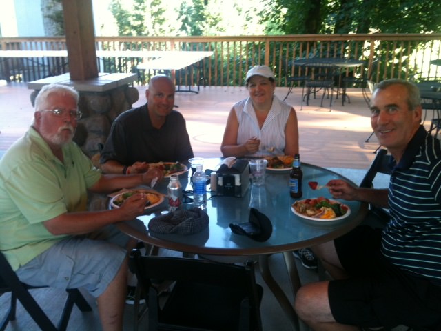 Winning 4-some Stan Cioeta, Jerry Cioeta, Jo Brown and Craig Hills