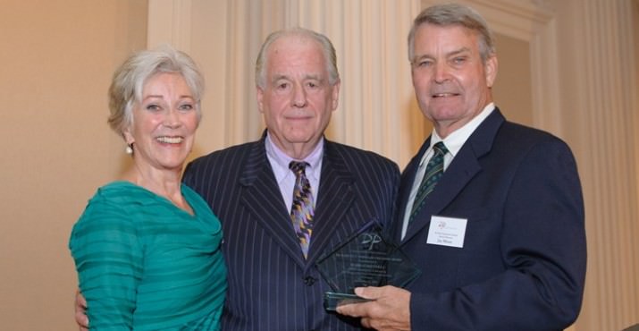 Executive Director Sheila North, Freedom Award honoree Mark O'Donnell, and De Paul Board President Jay Minor.